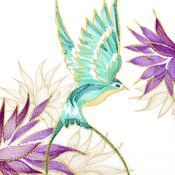Elegant Swallow and Blooms - Image 8