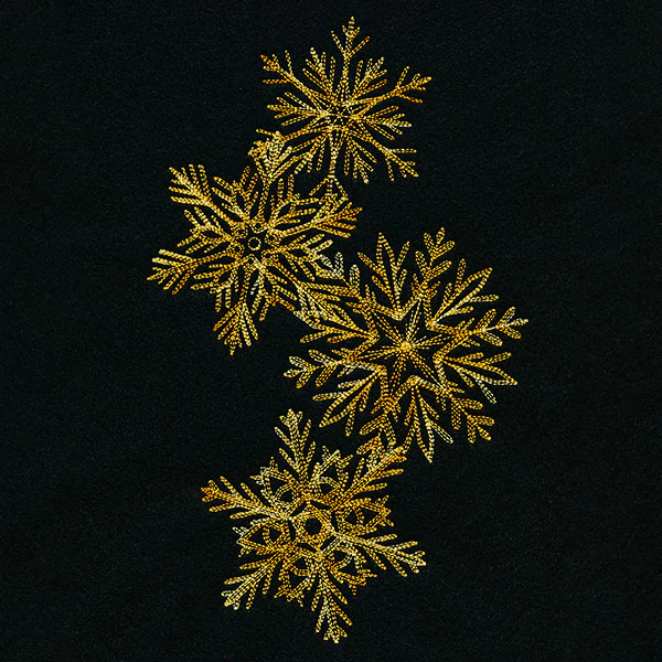 Elements of Winter Snowflake Cascade - Image 3
