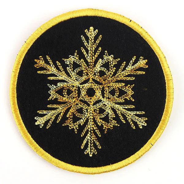 Elements of Winter Snowflake Coaster 1 (In-the-Hoop) - Image 3
