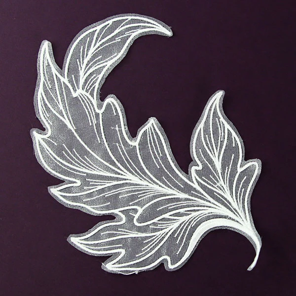 Embellish Me with Flowers - Leaves (Freestanding Organza) - Image 3