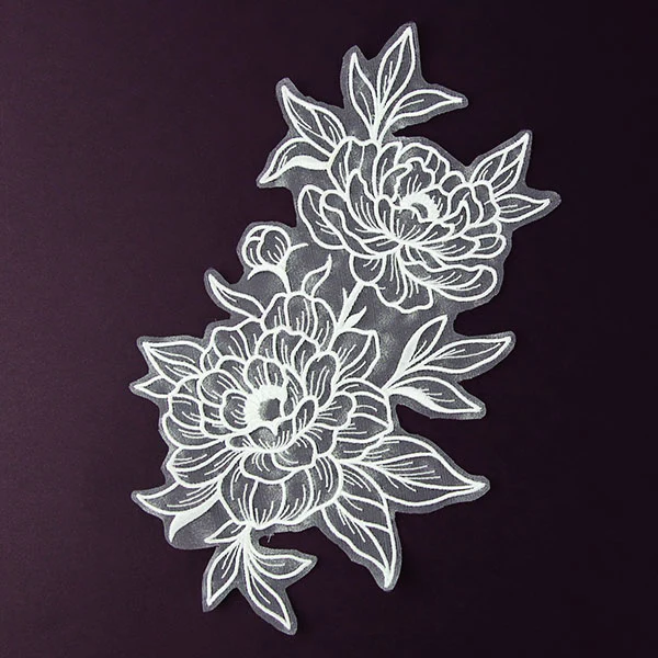 Embellish Me with Flowers - Peony (Freestanding Organza) - Image 4