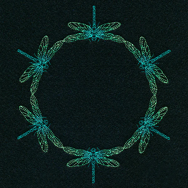 Enchanted Dragonfly Wreath - Image 2