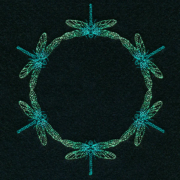Enchanted Dragonfly Wreath - Image 3