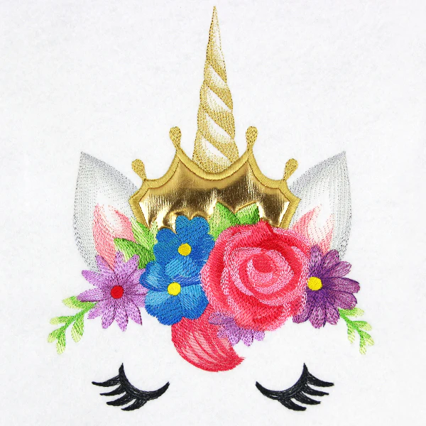 Enchanted Regal Unicorn Face (Applique)