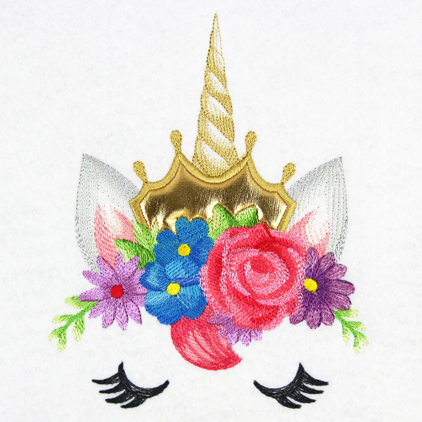 Enchanted Regal Unicorn Face (Applique) - Image 2