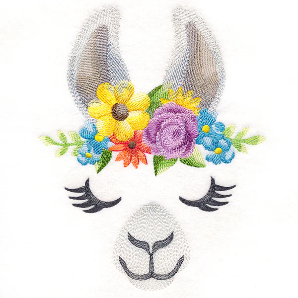 Enchanting Llama Face - Image 2