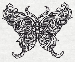 Engraved Butterfly - Image 4