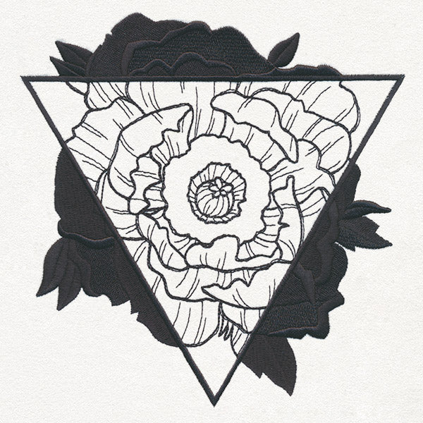 Engraved Poppy Triangle - Image 2