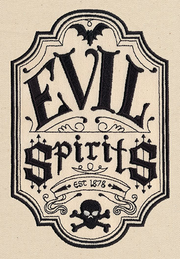 Evil Spirits Apothecary Label - Image 2