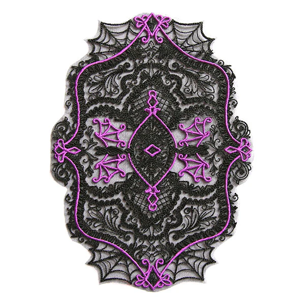 Exquisite Halloween Doily (Freestanding Organza) - Image 3