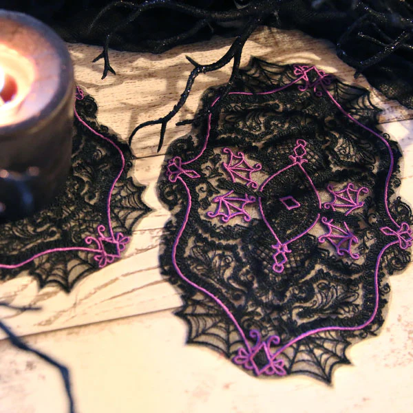 Exquisite Halloween Doily (Freestanding Organza) - Image 8