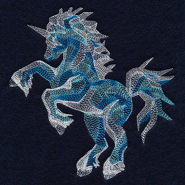 Facets of Winter Ice Unicorn - Image 2