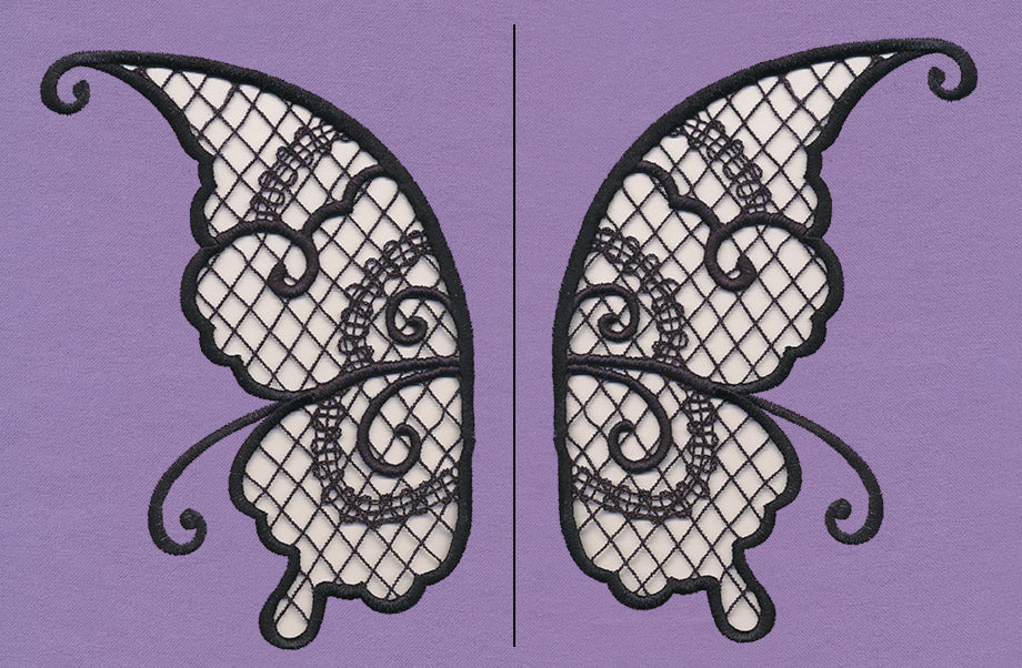 Fairy Wings (Cutwork) (Wing Pair) - Image 2