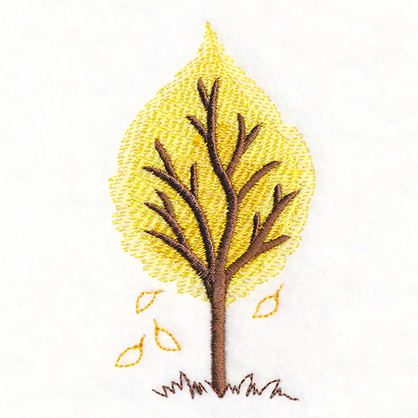 Falling Birch Leaves