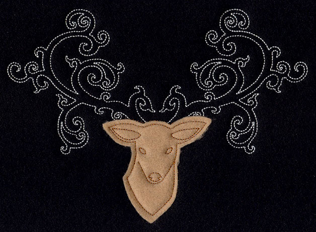 Fancy Antlers (Applique) - Image 3