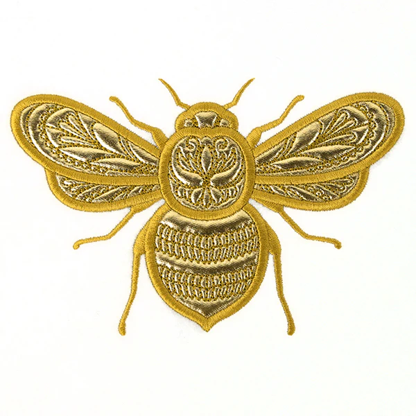 Fancy Bee in Flight (Applique) - Image 5