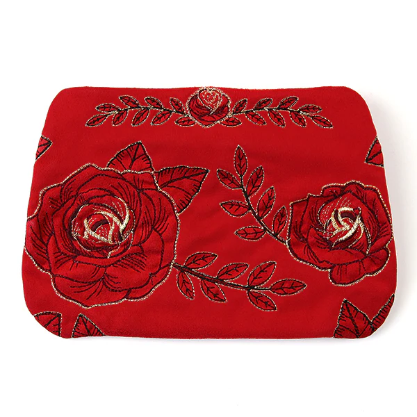 Fancy Floral Lined Zipper Pouch (In-the-Hoop) - Image 4