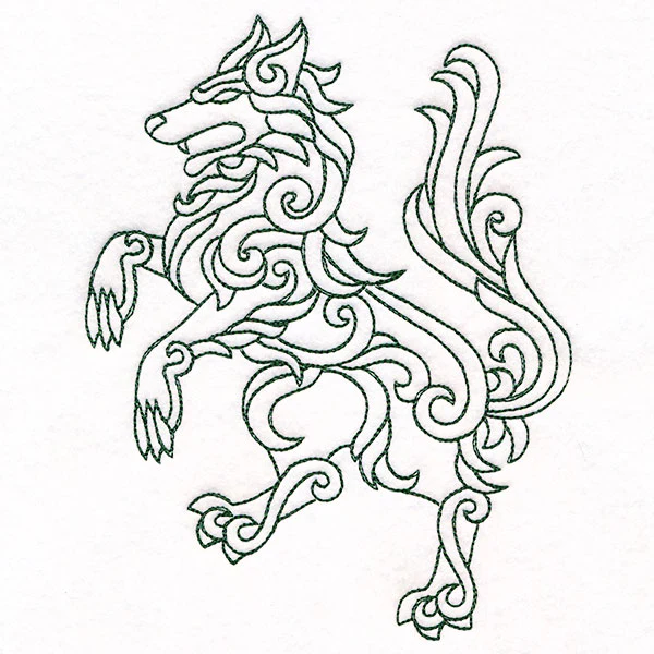 Fantastic Heraldry - Wolf - Image 2