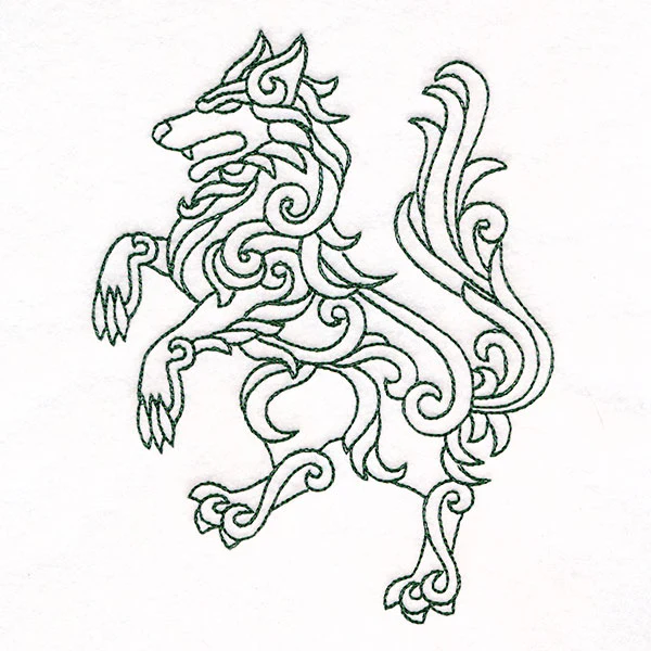 Fantastic Heraldry - Wolf - Image 3