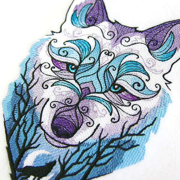 Fantastic Moonlit Wolf Scene - Image 2