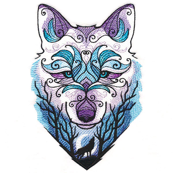 Fantastic Moonlit Wolf Scene - Image 5