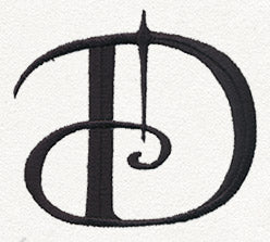 Fantasy Letter D - Uppercase - Image 3