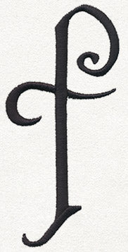 Fantasy Letter F - Lowercase - Image 2