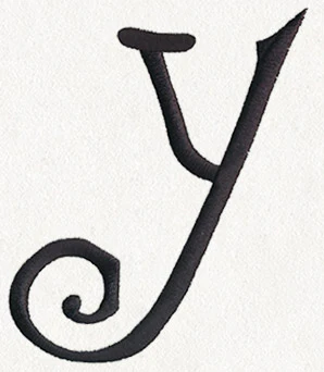 Fantasy Letter Y - Lowercase - Image 4