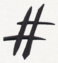 Fantasy Punctuation - Number Sign - Image 2