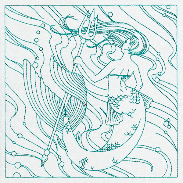 Fantasy Quilting - Mermaid - Image 6
