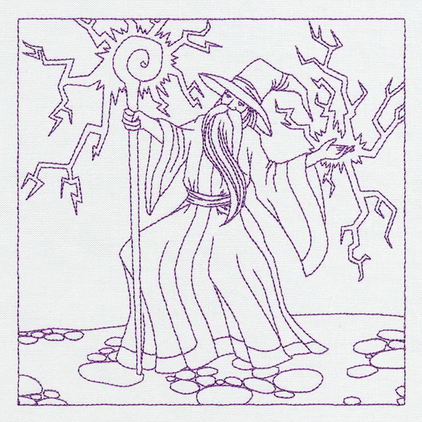 Fantasy Quilting - Wizard - Image 3