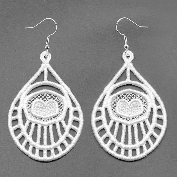 Fashioned for You Peacock Earrings (Lace) - Image 2