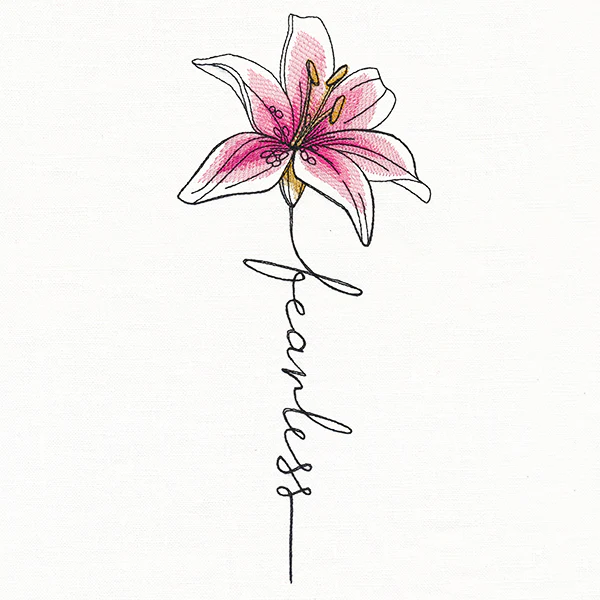 Fearless Lily in Bloom