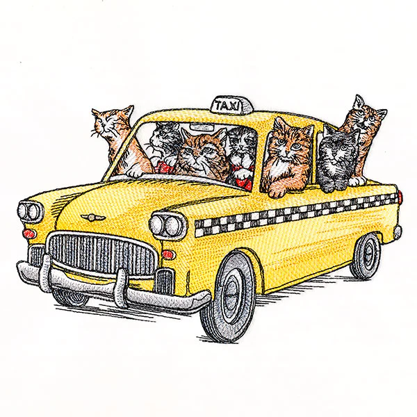 Feline Frisky Cat Taxi Service - Image 3