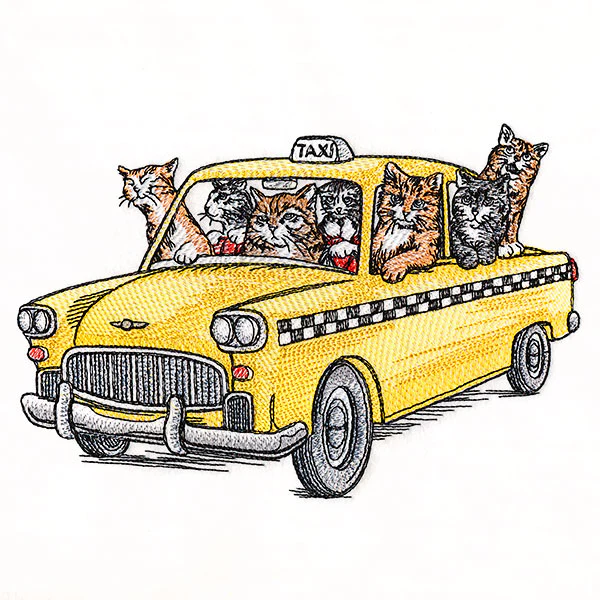 Feline Frisky Cat Taxi Service - Image 5