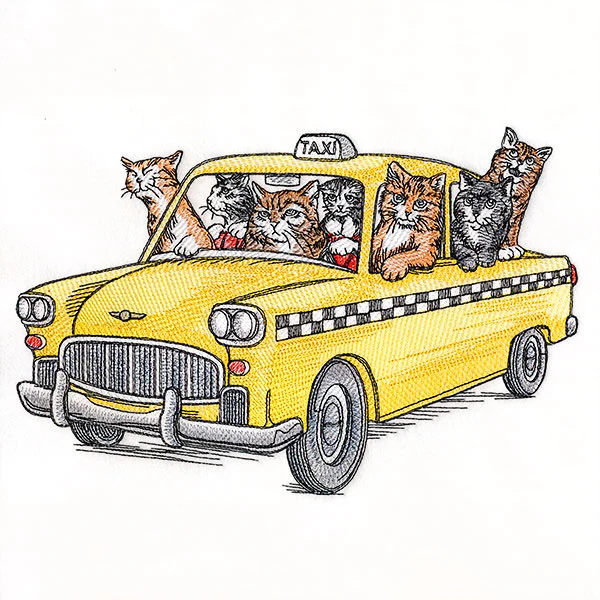 Feline Frisky Cat Taxi Service - Image 9