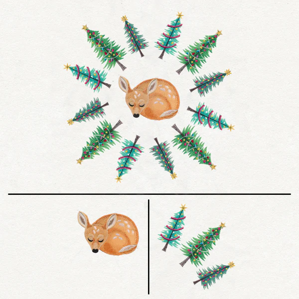 Festive Fawn (Split) - Image 4