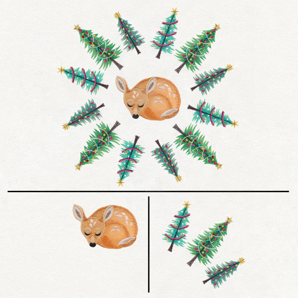 Festive Fawn (Split) - Image 7