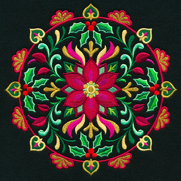 Festive Flowers Medallion - Image 9
