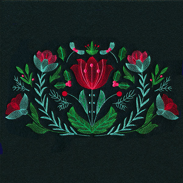 Festive Folk Crest