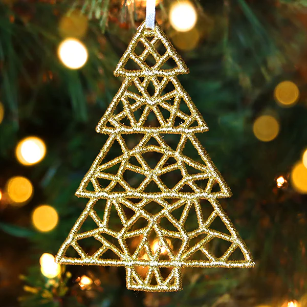 Festive Tidings Christmas Tree (Lace) - Image 3