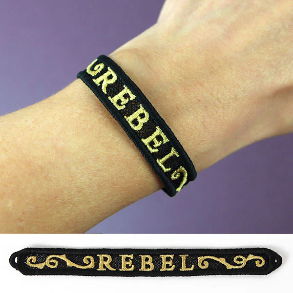 Fierce Affirmations Bracelet - Rebel (Lace)