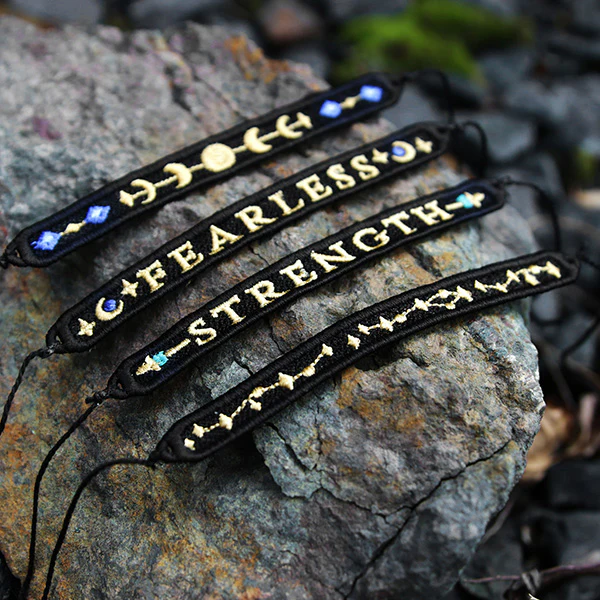 Fierce Affirmations Bracelet - Stars (Lace) - Image 3