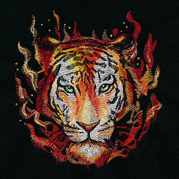 Fierce Through the Fire Tiger - Image 2