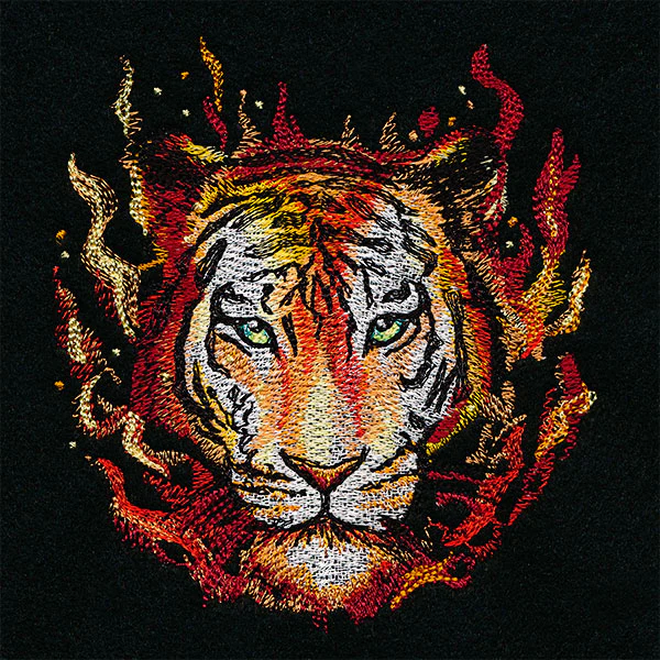 Fierce Through the Fire Tiger - Image 3