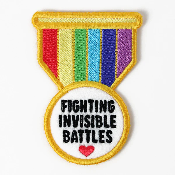 Fighting Invisible Battles Badge (In-the-Hoop) - Image 2