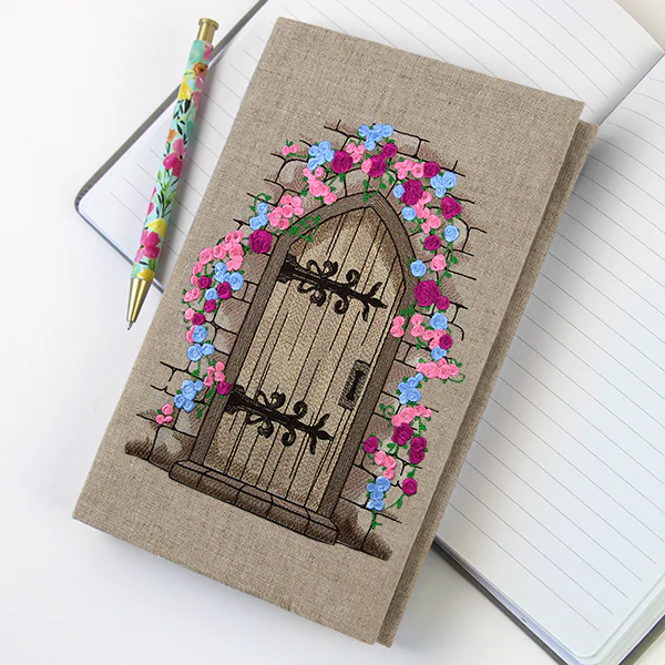 Floral Antique Door - Image 2