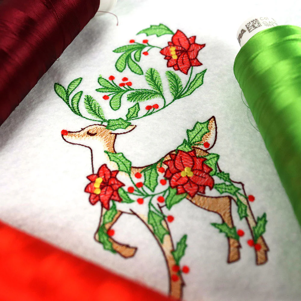 Floral Christmas Reindeer - Image 6