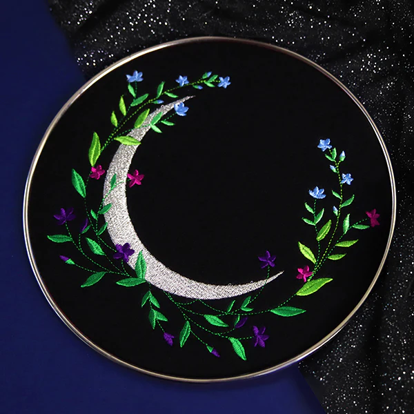 Floral Crescent Moon - Image 8