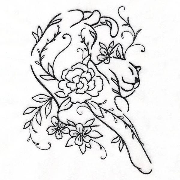 Floral Feline - Kitty Stretches - Image 3